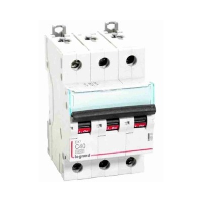 4086-59.jpg Legrand DX³ (AC) | 415V 40A 3P MCB (C Curve) - Image 1
