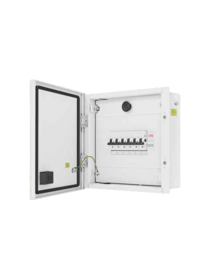 lt-ip-43-metal-door-4-way-spn-db.jpg Lauritz Knudsen (L&T) – TPN DISTRIBUTION BOARDS | Double Door | 6-Way | PH306DDB - Image 1